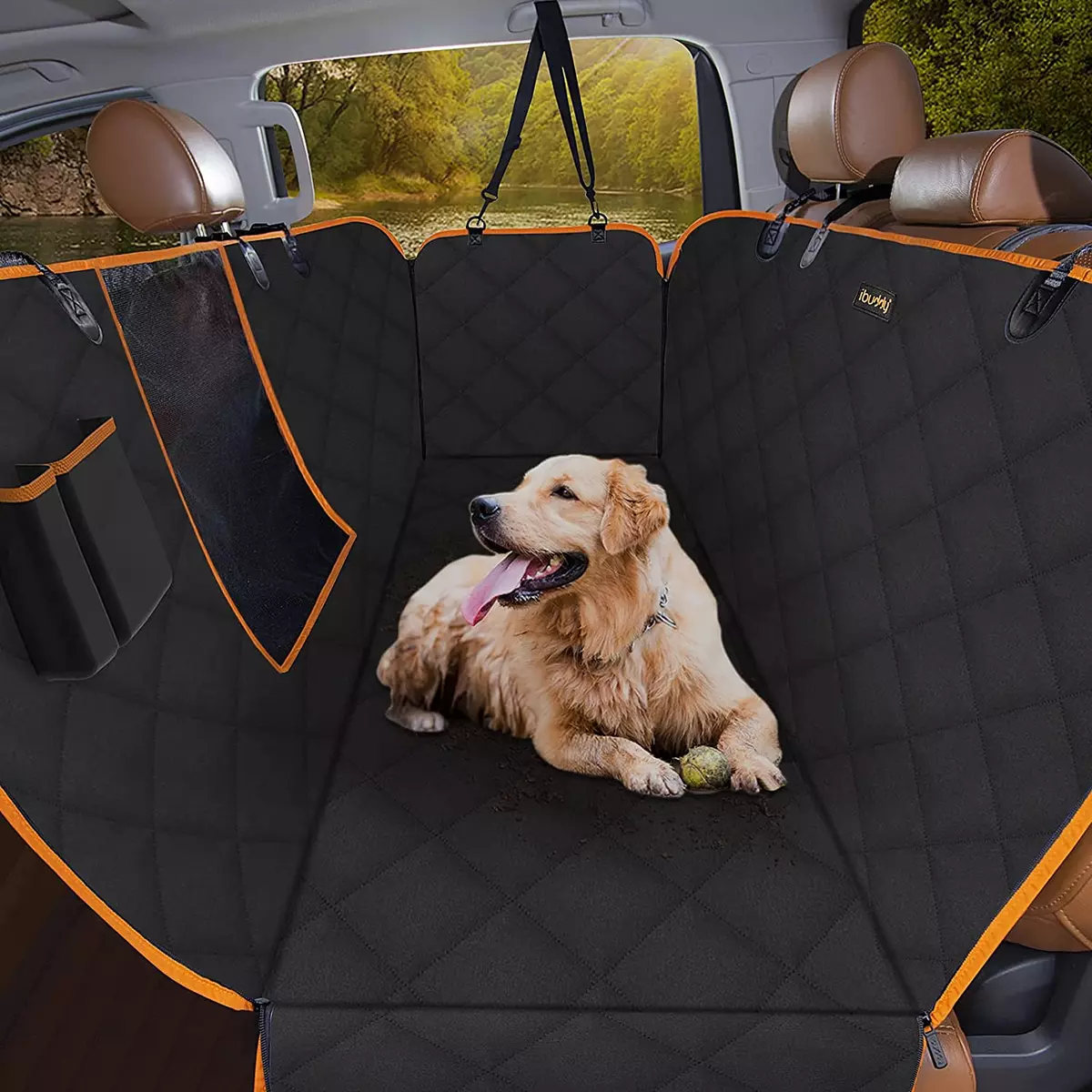 Ibuddy Dog Seat Covers for Trucks 100% Waterproof Dog Hammock