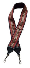 Vintage Camera Strap Geometric Embroidered Colorful Belt Adjustable Metal Clips