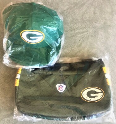 GREEN BAY PACKERS Officially Licensed NFL Team Ball Cap Hat & Jersey Purse NEW !