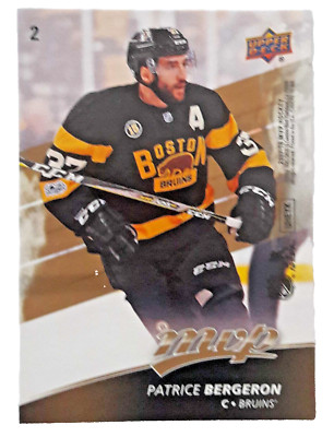 2017-18 Upper Deck MVP Puzzle Back #2 Patrice Bergeron Boston Bruins
