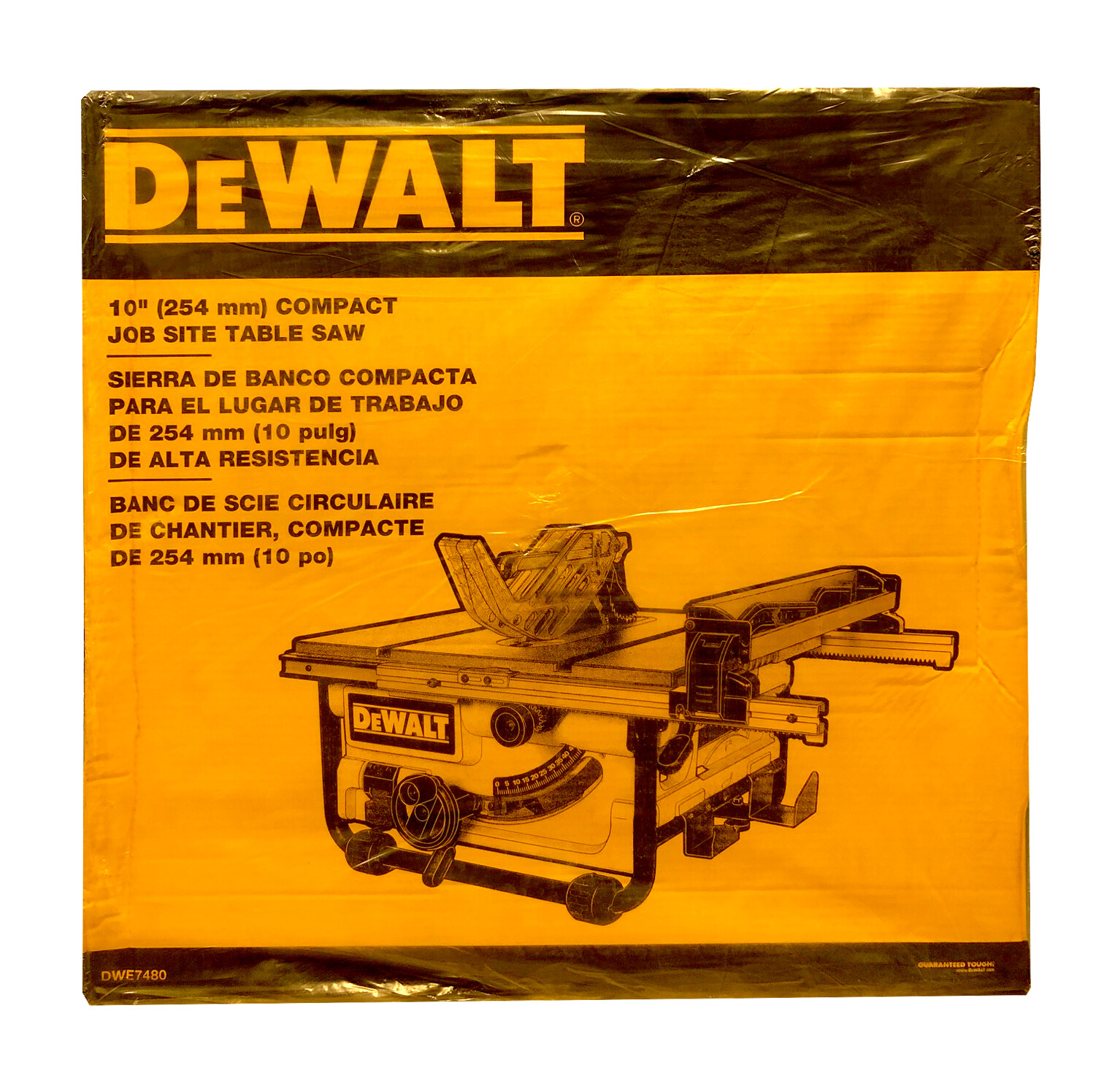 Dewalt Dwe7480 120v Compact Job Site Table Saw Brand New Sealed