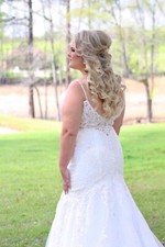 wedding dress size 16 used