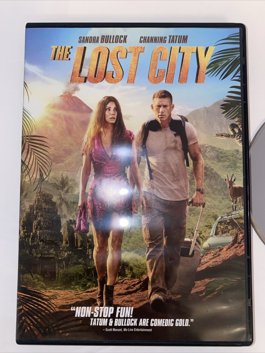 The Lost City 2022 DVD Sandra Bullock Channing Tatum Adventure