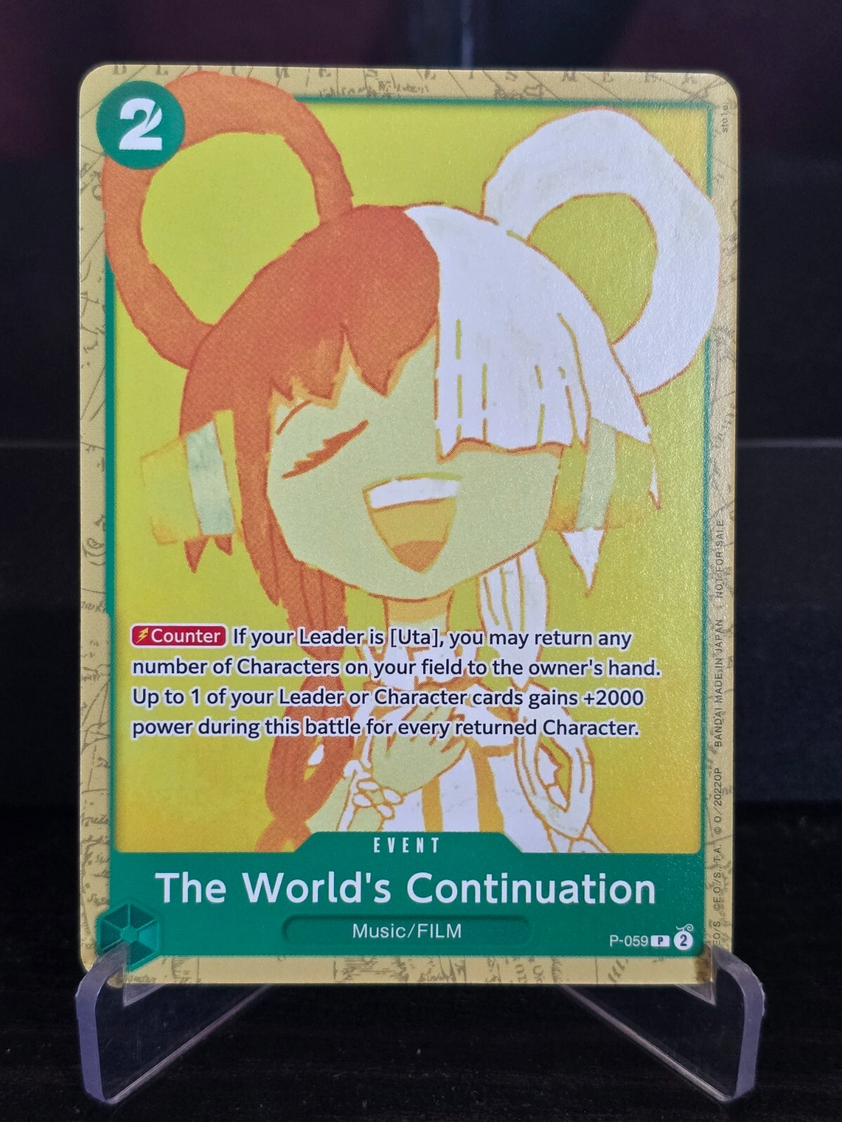 One Piece Card Game - The World's Continuation (Promo) P-059 - NM