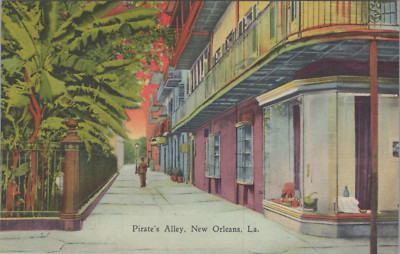 Pirate s Alley New Orleans LA Louisiana UNP Postcard 13623a