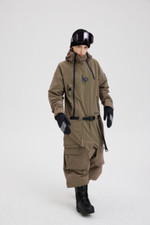 Nobaday Dawn NINJA ONE PIECE Skisuit/Snowboardoverall Grey/Olive/Purple