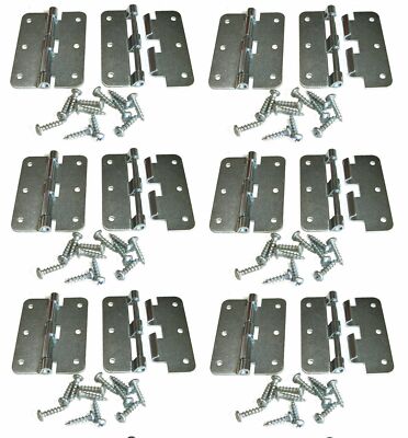 12 Pack Penn Elcom P0626EZ Zinc Plated Large Take Apart Hinge With Screws