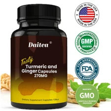 Curcumin C3 Complex 260 Mg Turmeric Rhizome Extract with Ginger Root