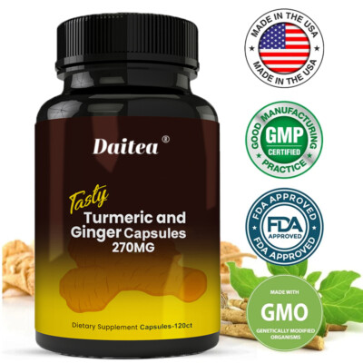 Curcumin C3 Complex 260 Mg Turmeric Rhizome Extract with Ginger Root