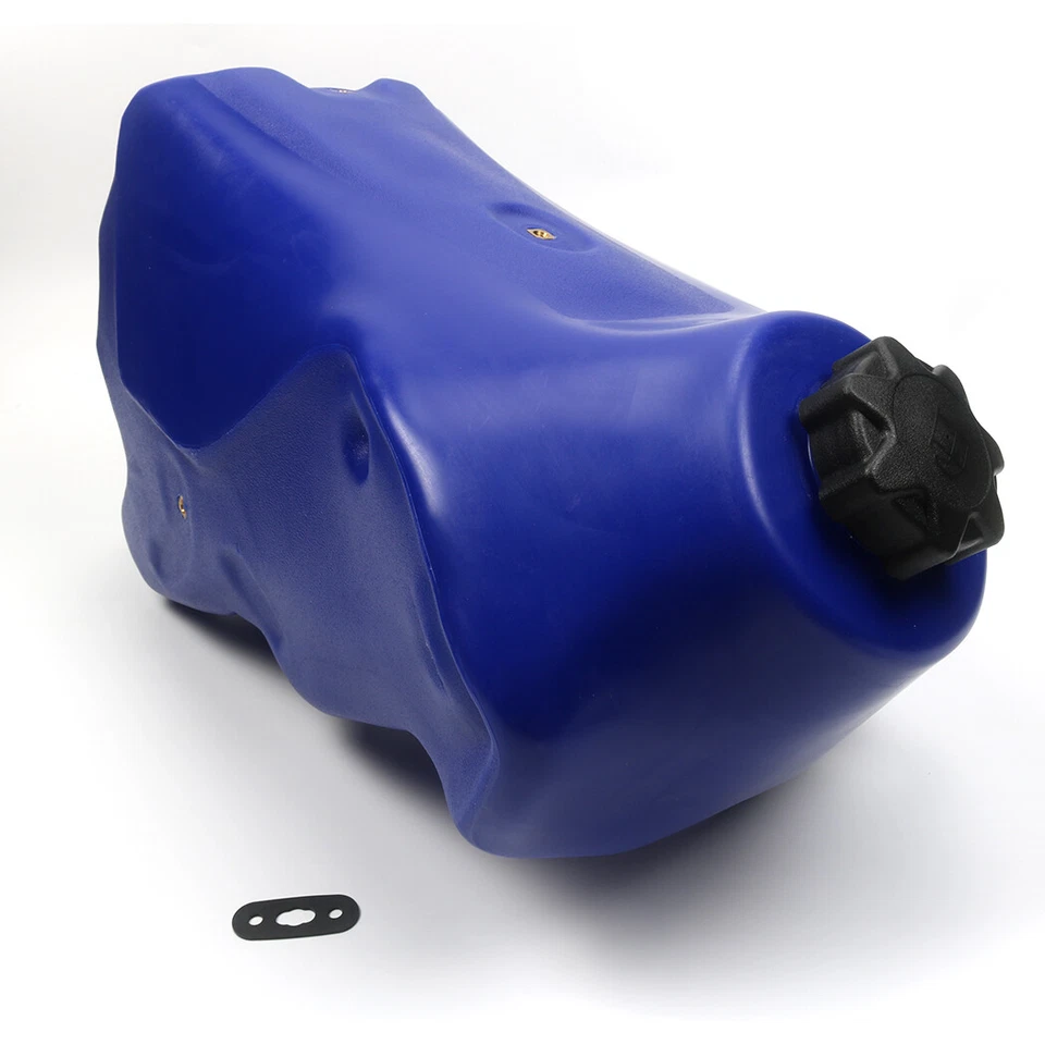  Tanque de combustible de gasolina de gran tamaño 3,6 galones azul para Yamaha YZ 125 250 1996-2001 plástico Foto 2 de 4
