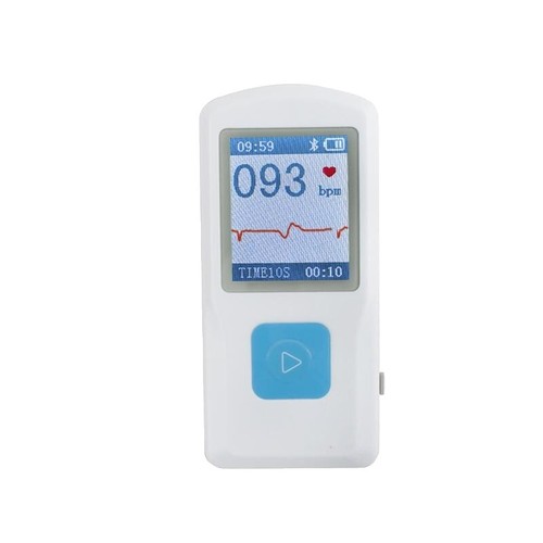 Heal Force PC-180B0 Portable ECG Monitor Handheld LCD Heart Rate Tracker Home Ekg Monitoring Device With Data Storage Transmission Usb Cable Z22e66ab3a165e349bfb2z