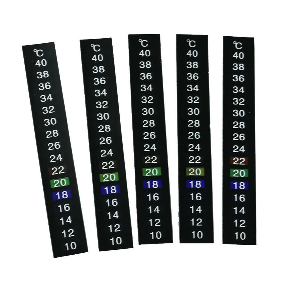5 x Brew2Bottle LCD Home Brew Stick On Adhesive Thermometer