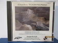 Charles Tournemire - Symph. Choral/Sacree - Georges Delvallée - MINT CD  25-2395