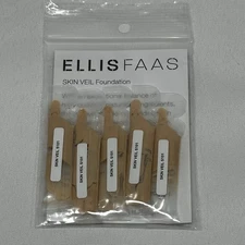 Ellis Faas Skin Veil Foundation Sample S101 Light - Lot Of (5) Travel - 18402