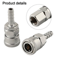 Air Hose Fittings Anti-Rust Coupler Easy To Replace Galvanized Pneumatic