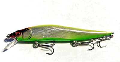 Megabass Ito Vision Oneten  Jr. Wobbler, Jerkbait, Kunstköder, 10 cm, Suspending
