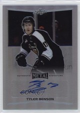 2015-16 Leaf Metal Silver Prismatic Tyler Benson #BA-TB2 Auto 1t3