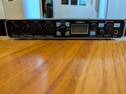 Roland Octa-Capture UA-1010 USB Audio Interface 10x10 + Power/USB/Rackmount ears