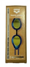 arena Tracks Mirror Junior Swimming Goggles Age 6-12
