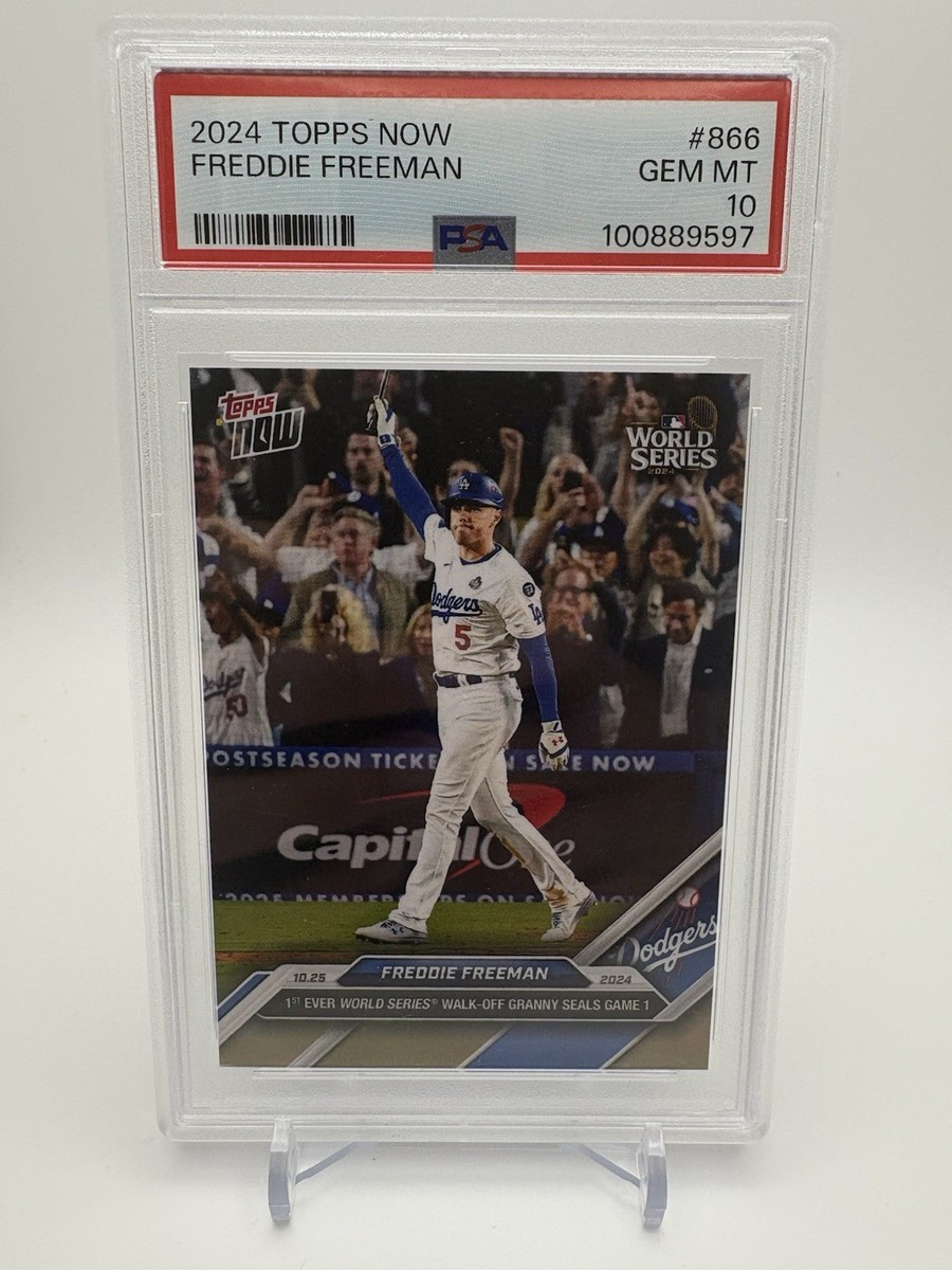 世界10枚限定　Freddie Freeman wbc サインカード 2024 Topps Now - World Series Freddie Freeman #866 /39681