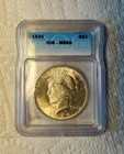 1924 peace silver dollar ICG MS 65 / nice