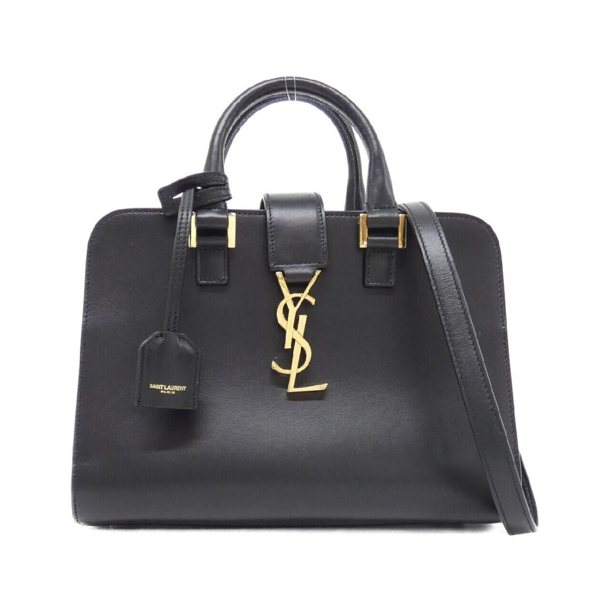 Borsa Saint Laurent Baby Cabas Monogram in pelle usata autentica