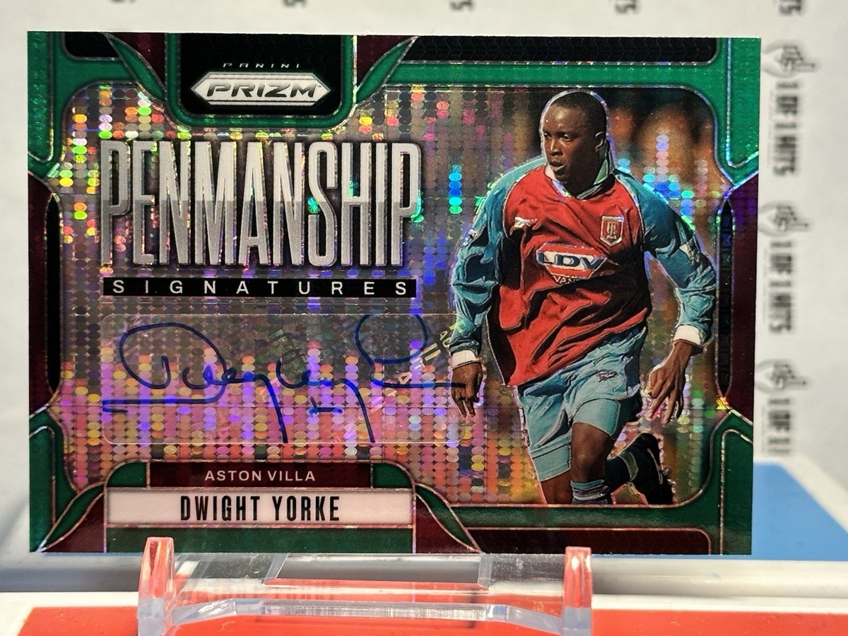 Panini Prizm Premier League Autograph Dwight Yorke P-DY 2024-25
