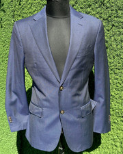 Traje Chaqueta SuitSupply Napoli Perennial Superfine110 a Rayas Talla 36 46