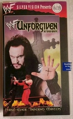WWF Unforgiven 1998 VHS Video - WWE Wrestling Undertaker vs Steve Austin 