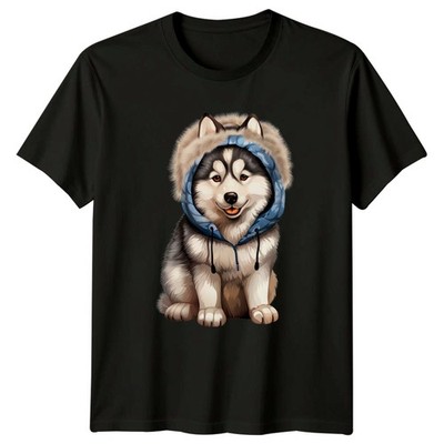 Hund Winter Bekleidung Grafik Tee Herren T-Shirt Damen Tee Unisex Top