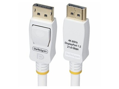 StarTech 6ft DisplayPort Cable White
