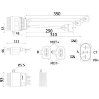 Mahle ABR 78 000S Regler InnenraumgebläSe FüR Audi A5 A4 B8 A6 C7 Q3 A7 Q5 4GA