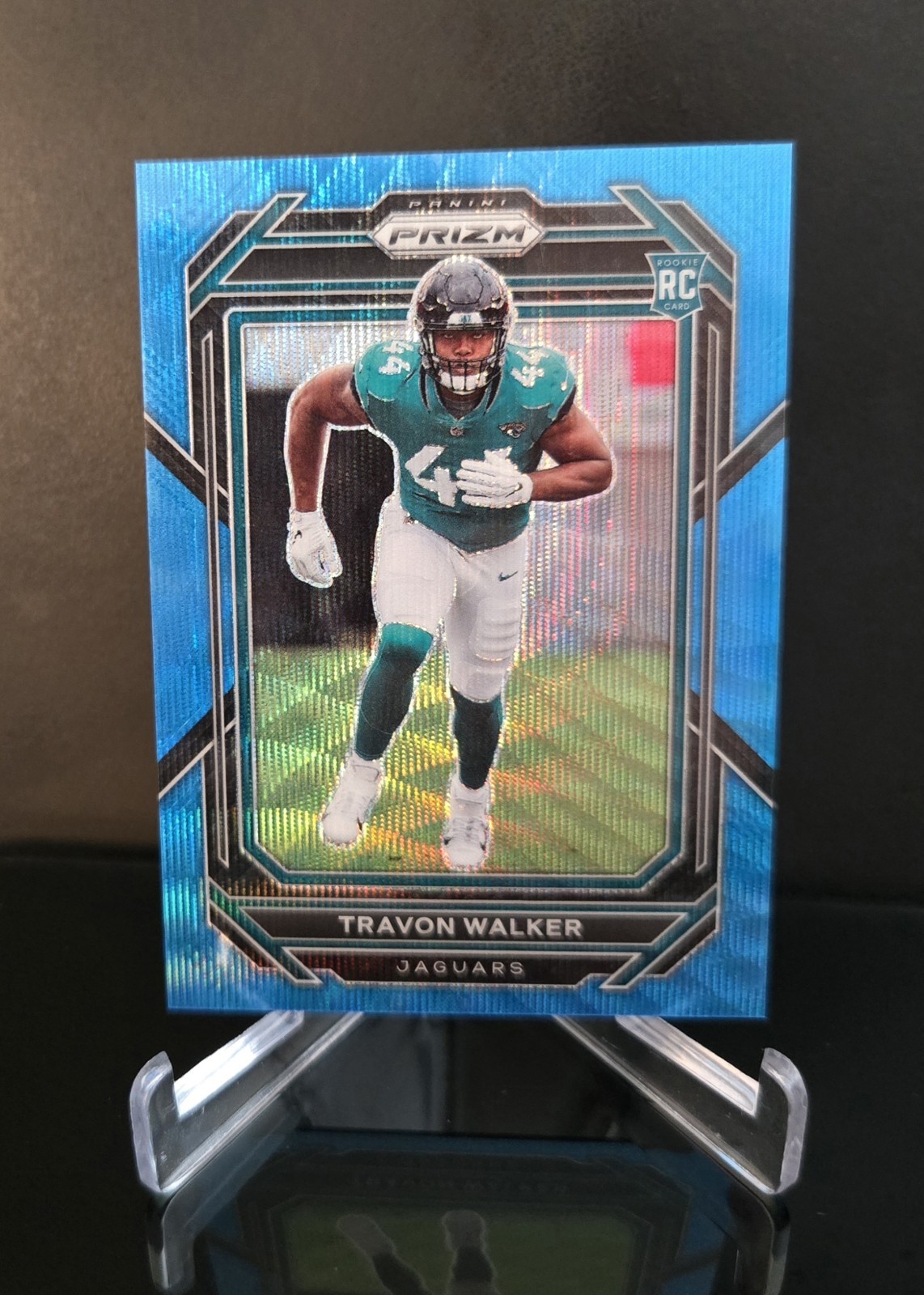 #'ed/199 🔥 TRAVON WALKER RC SP 2022 Panini Prizm Rookie Blue Wave No. 339