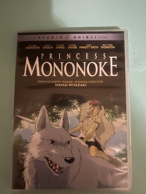 Studio Ghibli Princess Mononoke DVD Widescreen PG-13 English/Japanese