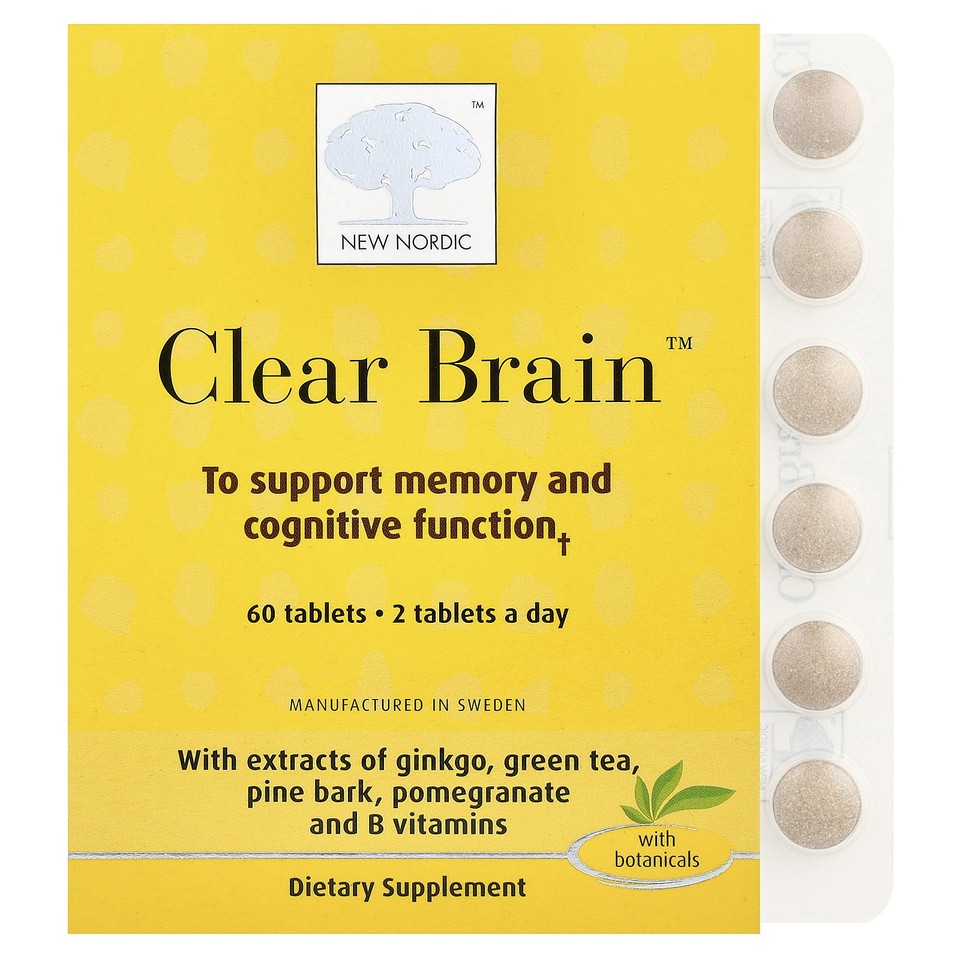 Clear Brain™, 60 Tablets
