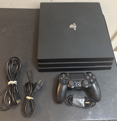SONY PlayStation 4 PS4 Pro 1 TB Console OEM Controller All Cords Firmware 12.52