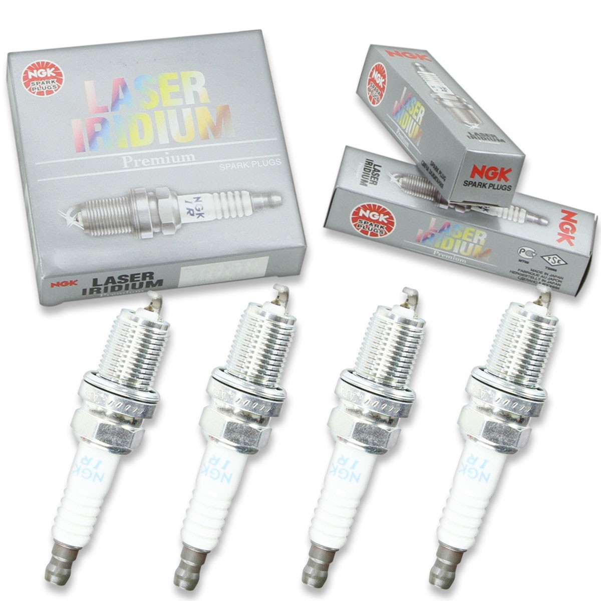 4 pcs NGK Laser Iridium Spark Plugs for 2001-2005 Dodge Stratus 2.4L  2.4L tj