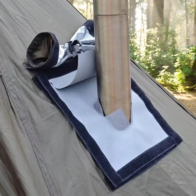 MARKENLOS Heißer Zelt Herd Jack Herd Jack Kit für Wandern BBQ Holz Brennen Picknick