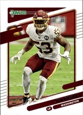 2021 Donruss #10 Jon Bostic Washington Football Team
