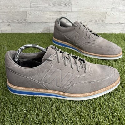 New Balance 1100 Sneakers Mens 9.5 D Grey Suede Oxfords Casual Lace Shoes