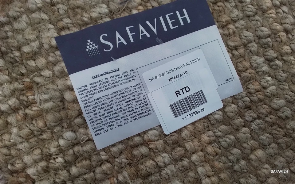 NATURAL 10'-0" x 14'-0" Broken Thread Rug, Reduced Price 1172783529 NF447A-10 - Image 4 of 4