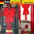 Traditionelle Schleife Extra groß Tür dekoration Weihnachts Fliege Rot NEU DE !!