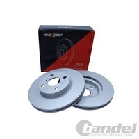 2X Maxgear Bremsschebeiben 320Mm BelÜFtet Hinten Passend FÜR BMW 3