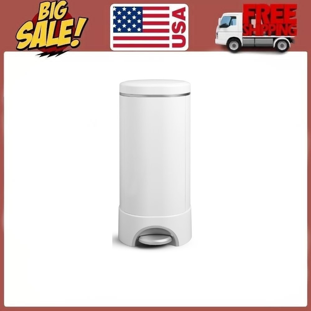 Pail. Powered By Arm & Hammer&trade;. #1 In Odor Control. White