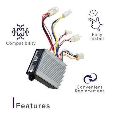 electrical bicycle controller hb2430-dyd-fs 24 Volt HB2430-TYD6-FS-ROHS Control Module for Razor Dirt Quad (Versions  11+)