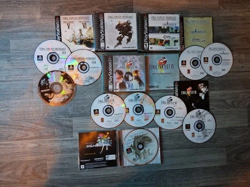Final Fantasy Lot PS1 All Complete CIB VIII Anthology Chronicles Origins