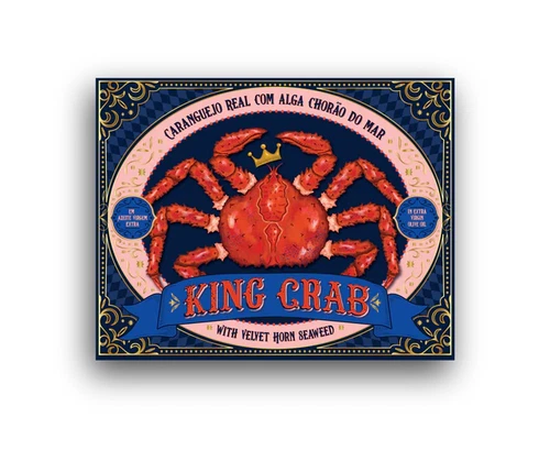 Fantastic World of the Portuguese Sardine - King Crab in Seaweed & Olive Oil