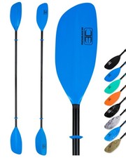Kayak Paddle 86in/218cm Alloy Shaft 2-Piece Floatable Kayak Oar for Kayaking ...
