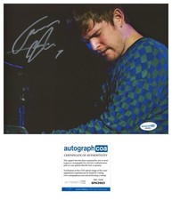 JAMES BLAKE SIGNED TRYING TIMES OVERGROWN SINGER 8x10 PHOTO - ACOA COA