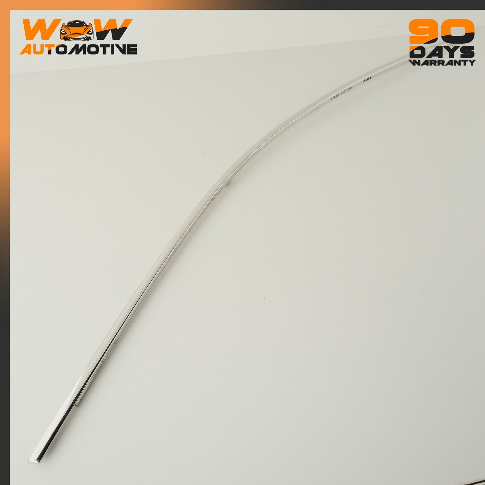 06-13 BENTLEY CONTINENTAL FLYING SPUR FRONT RIGHT UPPER DOOR MOLDING CHROME OEM